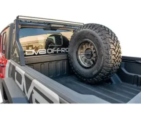 DV8 Off-Road Tire Carrier Universal Stand Up In Bed for 2019+ Jeep Gladiator