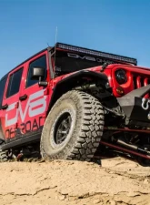 DV8 Off-Road Flat Tube Fenders for 2007-2018 Jeep Wrangler JK, Front and Rear                                     - FENDB-02 - Image 5