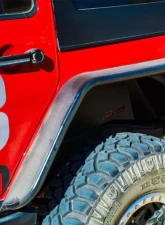 DV8 Off-Road Flat Tube Fenders for 2007-2018 Jeep Wrangler JK, Front and Rear                                     - FENDB-02 - Image 10