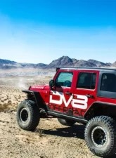 DV8 Off-Road Flat Tube Fenders for 2007-2018 Jeep Wrangler JK, Front and Rear                                     - FENDB-02 - Image 11