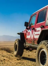 DV8 Off-Road Flat Tube Fenders for 2007-2018 Jeep Wrangler JK, Front and Rear                                     - FENDB-02 - Image 13