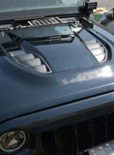 DV8 Off-Road Rubicon 10th Anniversary Replica Hood for 2007-2018 Jeep Wrangler JK                                     - HDMB07-TA - Image 2