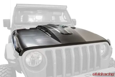 DV8 Offroad Heat Hood for 2018-Present JL Wrangler 2 and 4 Door - HDMBJL-01