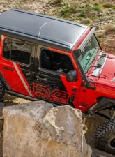 DV8 Off-Road Rubicon Replica Hood for 2018-Present Jeep Wrangler JL 2/4 Door, Black                                     - HDMBJL-TA - Image 3