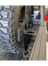 DV8 Off-Road Tire Carrier Universal Stand Up In Bed for 2019+ Jeep Gladiator                                     - TCGL-02 - Image 8