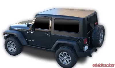DV8 Off-Road 2 Piece Hard Top Square Back for 2007-2018 Jeep Wrangler JK 2 Door - HT07SB22
