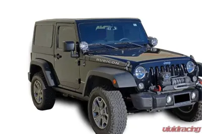DV8 Off-Road 2 Piece Hard Top Square Back for 2007-2018 Jeep Wrangler JK 2 Door - HT07SB22