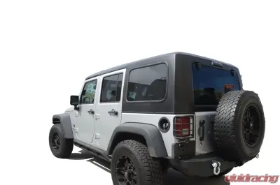 DV8 Off-Road 2 Piece Hard Top Square Back for 2007-2018 Jeep Wrangler JK 4 Door - HT07SB42