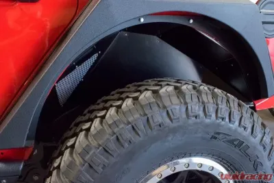 DV8 Off-Road Inner Fenders Rear Black for 2018-Present Jeep Wrangler JL INFEND-03RB - INFEND-03RB