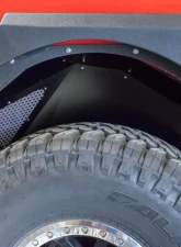 DV8 Off-Road Inner Fenders Rear Black for 2018-Present Jeep Wrangler JL INFEND-03RB                                     - INFEND-03RB - Image 2
