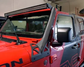 DV8 Offroad Over Windshield Light Bar Bracket for 2018-Present Jeep Wrangler JL