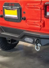 DV8 Offroad Rear Bumper with LED Lights for 2018-Present Jeep Wrangler JL                                     - RBJL-03 - Image 3