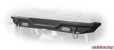 DV8 Offroad Rear Bumper with LED Lights for 2018-Present Jeep Wrangler JL - RBJL-03