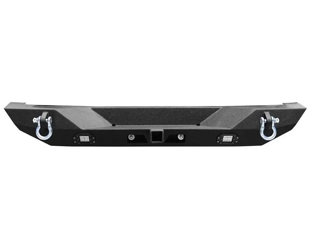 DV8 Offroad Rear Bumper w/Lights Works w/TC-6 Full Length Stubby 2007-2018 Jeep Wrangler JK - RBSTTB-10