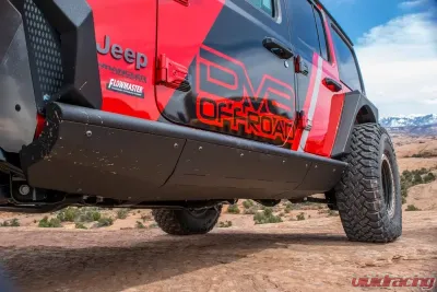 DV8 Offroad Boatside Sliders 4 Door Only for 2018-Present Jeep Wrangler JL - SRJL-01