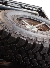 DV8 Off-Road In Bed Adjustable Tire Carrier with Shocks for 2019+ Jeep Gladiator                                     - TCGL-01 - Image 2