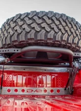 DV8 Off-Road In Bed Adjustable Tire Carrier with Shocks for 2019+ Jeep Gladiator                                     - TCGL-01 - Image 6
