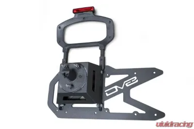 DV8 Off-Road Tailgate Mounted Tire Carrier for 2018-Present Jeep Wrangler JL, Black Steel - TCJL-01