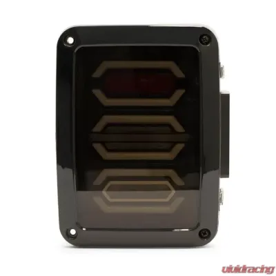 DV8 Offroad Octagon LED Tail Light for 2007-2018 Jeep Wrangler JK - TLJK-02