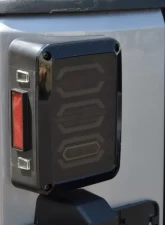 DV8 Offroad Octagon LED Tail Light for 2007-2018 Jeep Wrangler JK                                     - TLJK-02 - Image 4