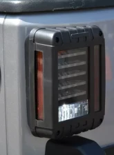 DV8 Offroad Octagon LED Tail Light for 2007-2018 Jeep Wrangler JK                                     - TLJK-02 - Image 5