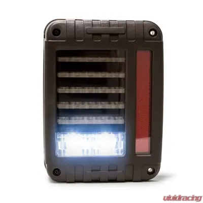 DV8 Offroad Octagon LED Tail Light for 2007-2018 Jeep Wrangler JK - TLJK-02