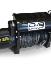 DV8 Off-Road 12000 LB Winch Black with Synthetic Line and Wireless Remote for Off-Road Vehicles                                     - WB12SR - Image 4