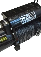 DV8 Off-Road 12000 LB Winch Black with Synthetic Line and Wireless Remote for Off-Road Vehicles                                     - WB12SR - Image 3