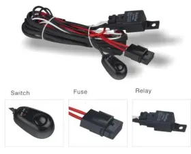 DV8 Offroad Wiring Harness w/Relay And Switch