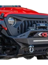 DV8 Offroad Replacement Grill -Black for Jeep JL                                     - GRJL-01 - Image 6