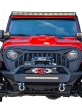 DV8 Offroad Replacement Grill -Black for Jeep JL                                     - GRJL-01 - Image 2