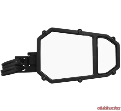 ATV/UTV Tek Elite Series Black UTV Side Mirror w/Blindspot and Dual Axis Breakaway - UTVMIR-ES2
