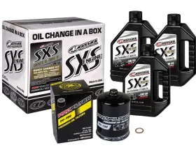 Maxima SxS Quick-Change Kit 10W50 w/ Black Oil Filter for Can-Am