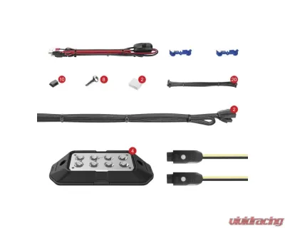 XK Glow XKChrome App-Controlled 4pc Rock Pod Light Kit - XK-ROCK-STA