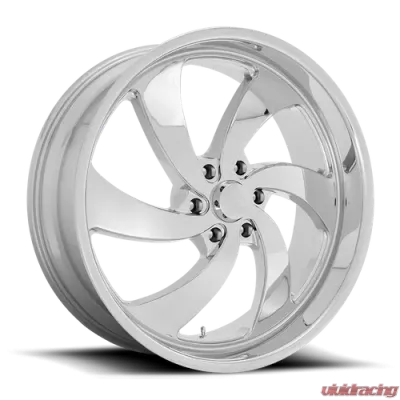 US Mag 1 Piece Desperado Wheel 22x10.5 5x127 | 5x5 +1mm Chrome - U132220573+01L