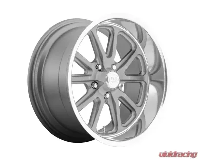 US Mag U111 Rambler Wheel 22x11 5x127 | 5x5 18mm Matte Gun Metal Machined - U11122117367