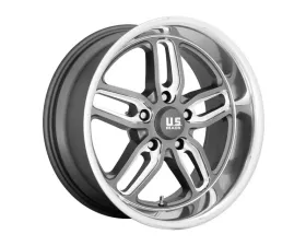 US Mag U129 CTEN Wheel 22x10.5 5x127 | 5x5 1mm Matte Gun Metal Milled