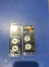 ASV Inventions Sport Dial Thumb Adjusters Set Roadbike Silver CLEARANCE                                     - WSR01-S - Image 2