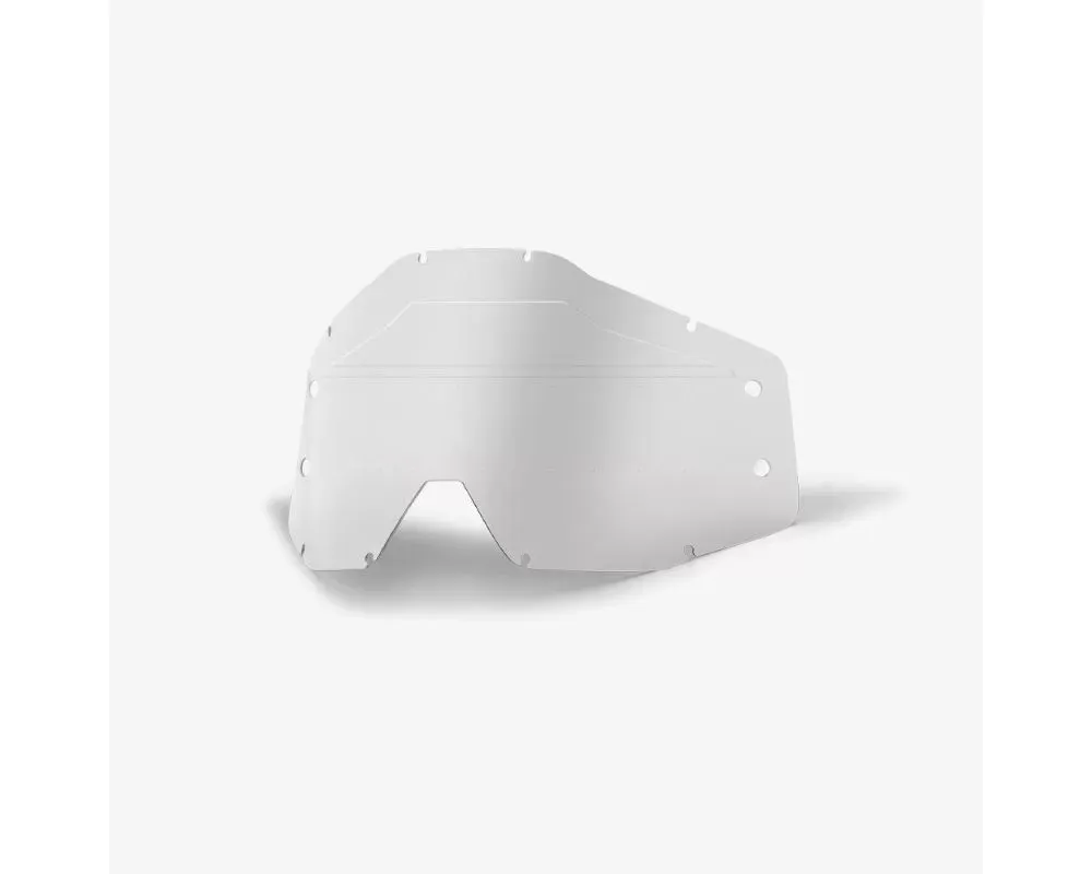 100% Accuri Forecast Youth Lens Sonic Bumps - w/ Mud Visor - Clear - 51221-510-02