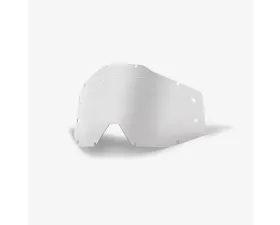 100% Accuri Forecast Youth Lens Sonic Bumps - w/ Mud Visor - Clear
