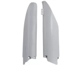 Acerbis Lower Fork Cover Set White Suzuki RM125 2007