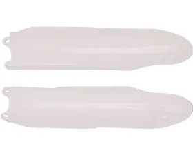 Acerbis Lower Fork Cover Set White Yamaha YZ125 05-07