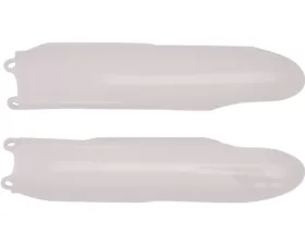 Acerbis Lower Fork Cover Set White Yamaha YZ125 08-14