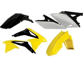 Acerbis Plastic Kit Black/Yellow/White Suzuki RMZ450 08-17