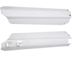 Acerbis Lower Fork Cover Set White Yamaha YZ250F 01-04