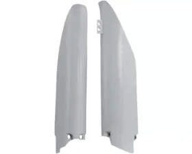 Acerbis Lower Fork Cover Set White Suzuki RM125 04-06