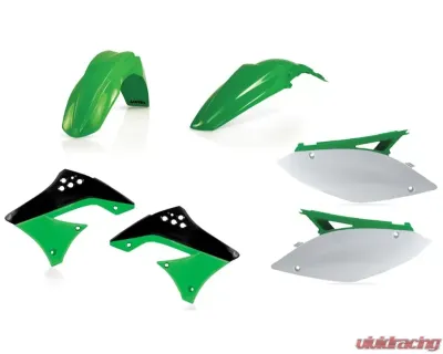 Acerbis Plastic Kit Green/Black/White Kawasaki KX450F 09-11 - 2141770145
