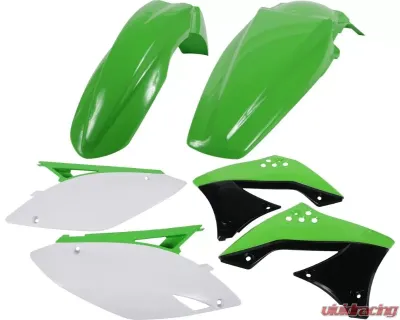Acerbis Plastic Kit Black/Green/White Kawasaki KX450F 09-11 - 2141770438