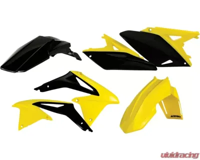 Acerbis Plastic Kit Black/Yellow Suzuki RMZ250 10-18 - 2171904584