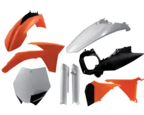 Acerbis Full Plastic Kit Orange/Black/White KTM SXF250 11-12